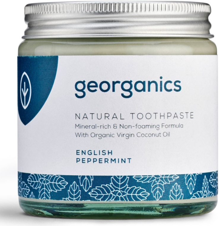 Натуральная зубная паста - Georganics English Peppermint Natural Toothpaste — фото N2