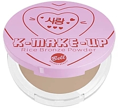 Духи, Парфюмерия, косметика Рисовый бронзер для лица - Bell Asian Valentine's Day K-Make-Up Rice Bronze Powder 