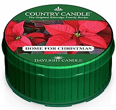 Парфумерія, косметика Чайна свічка "Дім на Різдво" - Country Candle Home For Christmas Daylight