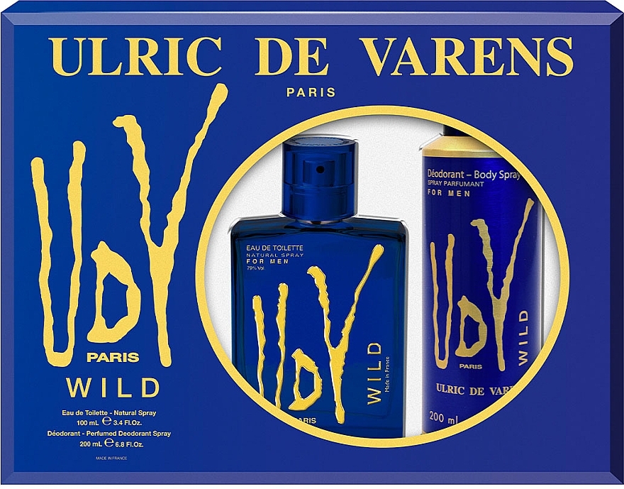 Ulric de Varens UDV Wild - Набір (edt/100ml + deo/200ml) — фото N1