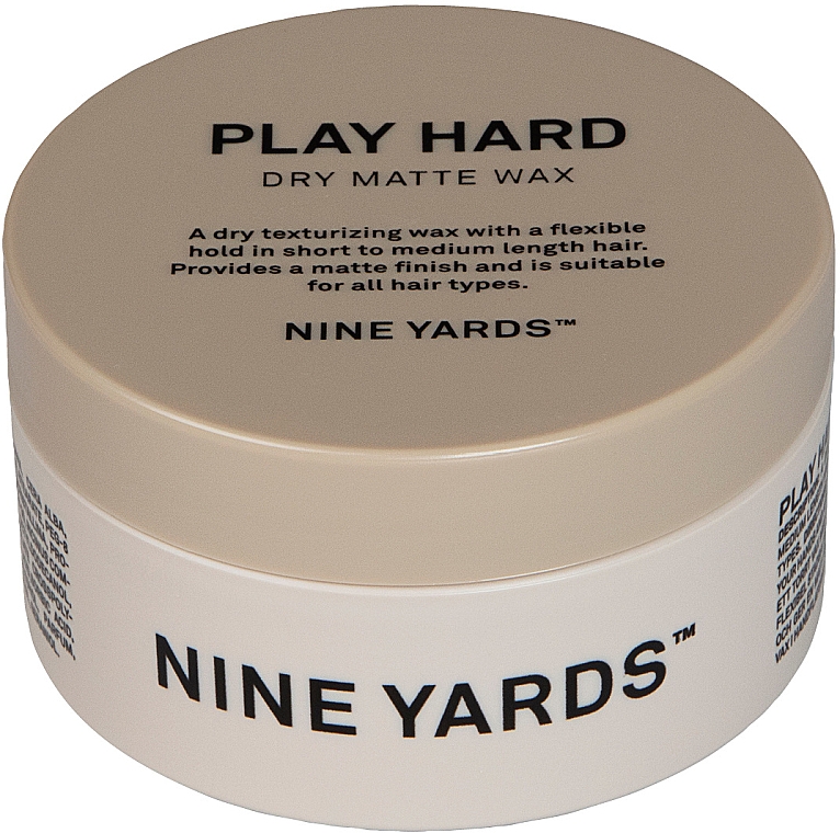Сухая матирующая паста для волос - Nine Yards Play Hard Dry Matte Paste — фото N1