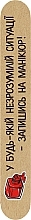 Духи, Парфюмерия, косметика Односторонние деревянные пилочки "В любой непонятной ситуации – запишись на маникюр", 240 грит - ThePilochki