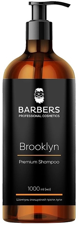 УЦЕНКА Шампунь для мужчин против перхоти - Barbers Brooklyn Premium Shampoo * — фото N4