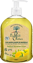 Парфумерія, косметика Мило рідке з ароматом лимона і вербени - Le Petit Olivier Vegetal Oils Soap