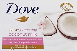 Крем-мило "Кокосове молоко" - Dove Purely Pampering Coconut Milk Beauty Cream Bar — фото N7