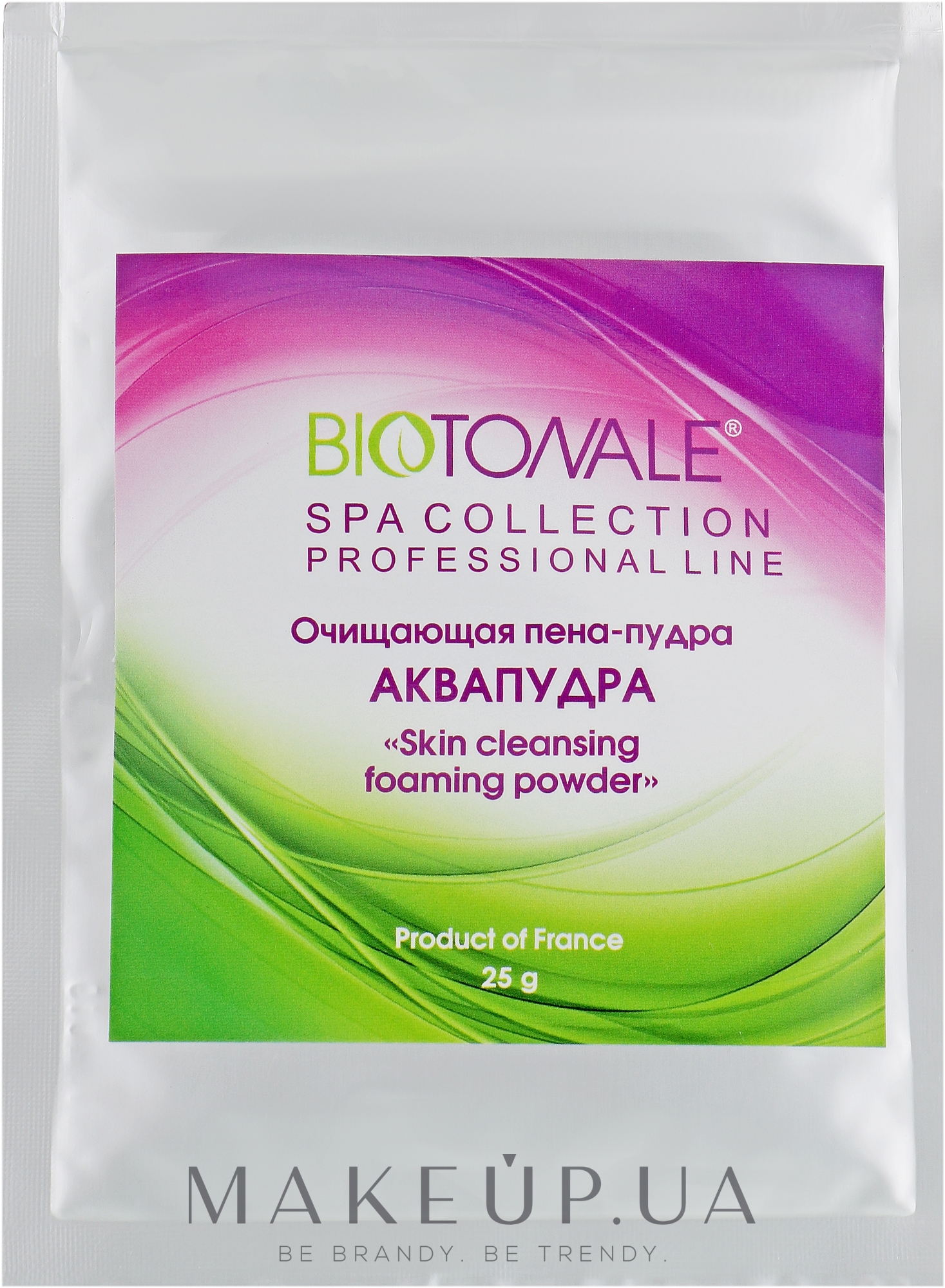 Очищувальна піна-пудра "Аквапудра" в пакеті - Biotonale Skin Cleansing Foaming Powder — фото 25g