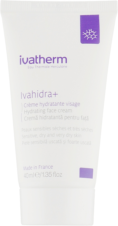 Увлажняющий крем для лица «IVAHIDRA+» - Ivatherm Ivahidra+ Hydrating Face Cream — фото N2