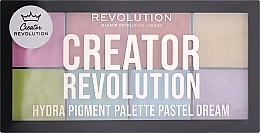 Палетка теней - Makeup Revolution Creator Hydra Pigment Palette Pastel Dream — фото N2