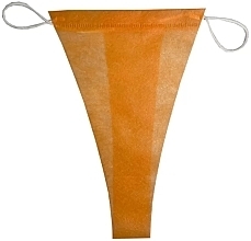 Трусики-стринги для спа-процедур, оранжевые, L/XL - Monaco Style — фото N2