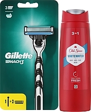 Набор - Gillette (razor/1pc + sh/gel/250ml) — фото N8