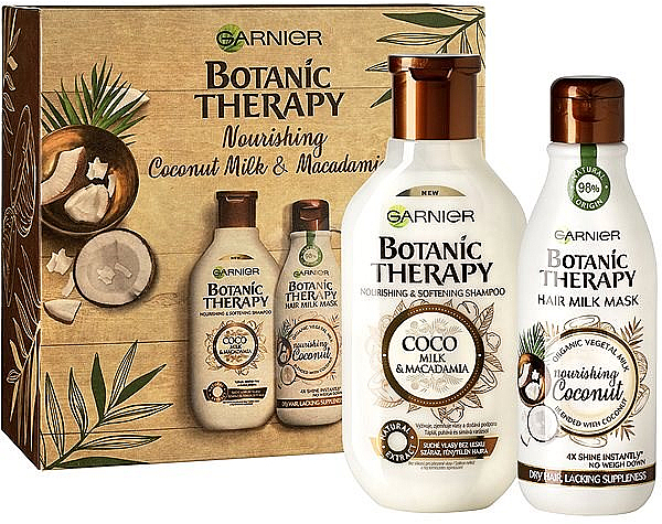 Набор - Garnier Botanic Therapy Coconut (shmp/250ml + h/mask/250ml) — фото N2