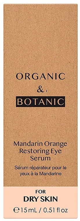 Восстанавливающая сыворотка для кожи вокруг глаз - Organic & Botanic Mandarin Orange Restoring Eye Serum — фото N3