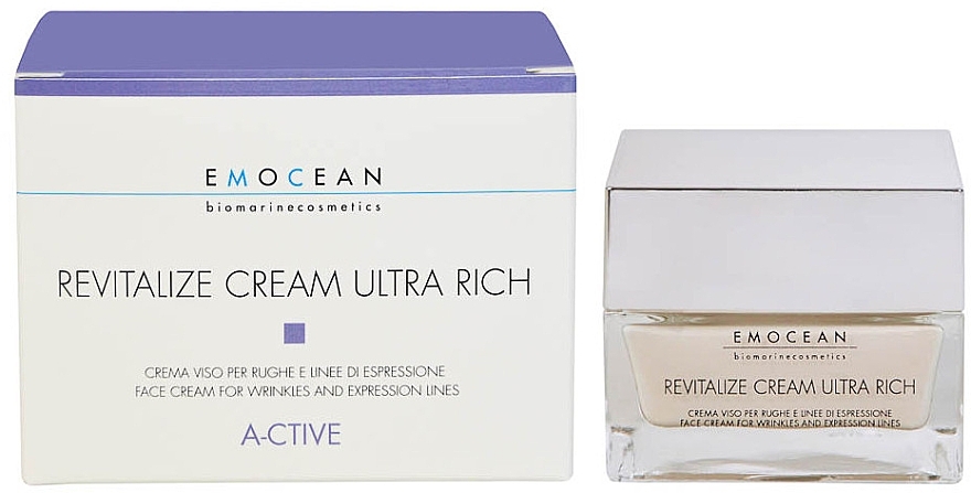 Крем от глубоких морщин с насыщенной текстурой - Emocean A-Ctive Revitalize Cream Ultra Rich — фото N1