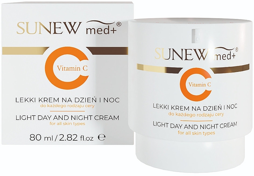 Крем для лица с витамином С - Sunew Med+ Vitamin C Light Day & Night Cream — фото N1