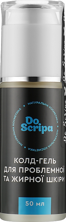 Колд-гель для проблемної й жирної шкіри обличчя - Do Scripa — фото N1