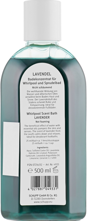 Spa-олія для ванн "Лаванда" - Schupp Lavender — фото N2
