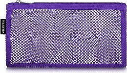 Духи, Парфюмерия, косметика Косметичка дорожня, фіолетова "Violet mesh", 22 x 10 см - MAKEUP