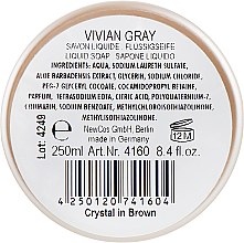 Жидкое крем-мыло - Vivian Gray Brown Crystals Luxury Cream Soap — фото N2
