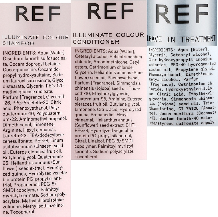 Набор - REF Illuminate Colour Set (h/shampoo/285ml + h/cond/245ml + leave/in/tr/125ml) — фото N3