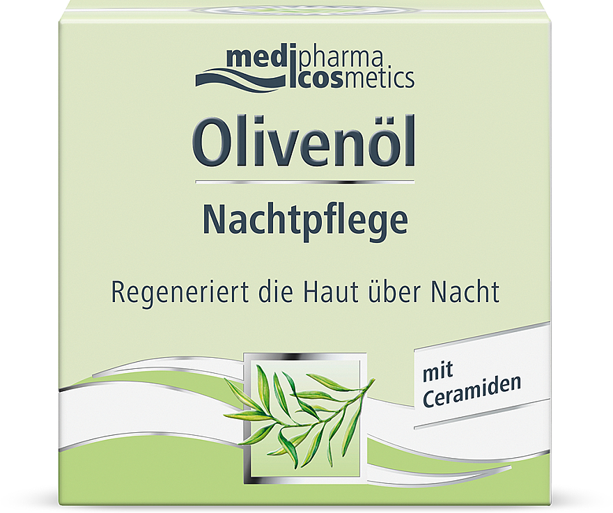 Крем для обличчя "Нічний догляд, з керамідами" - D'oliva Pharmatheiss (Olivenöl) Cosmetics — фото N2