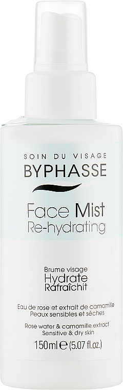 Мист для сухой и чувствительной кожи - Byphasse Face Mist Re-hydrating Sensitive & Dry Skin — фото N2