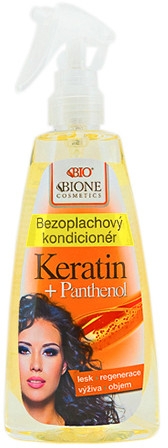Несмываемый кондиционер для волос - Bione Cosmetics Keratin + Panthenol Leave-in Conditioner — фото N1