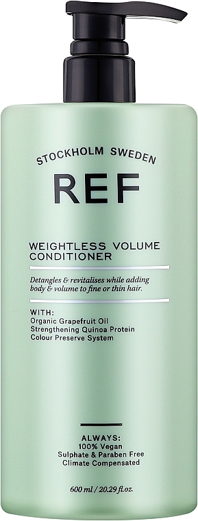 Кондиционер для объема волос, рН 3.5 - REF Weightless Volume Conditioner