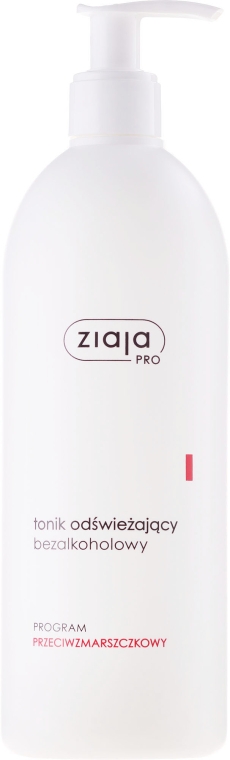 Овіжальний тонік для обличчя проти зморшок - Ziaja Pro Refreshing Tonic — фото N1