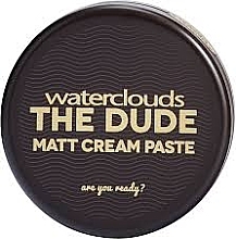 Парфумерія, косметика Матова кремова паста для волосся - Waterclouds The Dude Matt Cream Paste