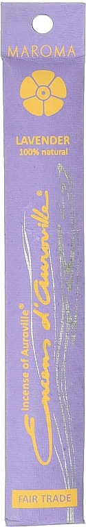 Ароматические палочки "Лаванда" - Maroma Encens d'Auroville Stick Incense Lavender — фото N1