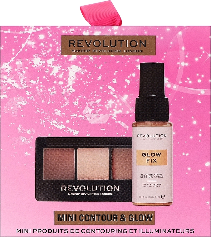 Набор, 2 продукта - Makeup Revolution Mini Contour & Glow Gift Set — фото N1