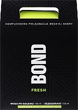 Набор - Bond Fresh (ash/lot/100 ml + deo/150 ml) — фото N1