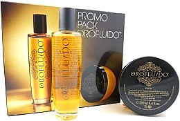 Духи, Парфюмерия, косметика Набор - Orofluido Liquid Gold Promo Pack (elixir/100ml + h/mask/250ml)