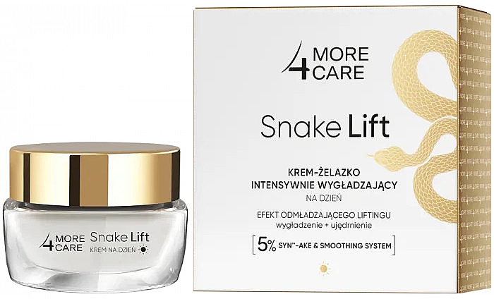 More4Care Snake Lift Intensively Smoothing Day Cream - More4Care Snake Lift Intensively Smoothing Day Cream — фото N1