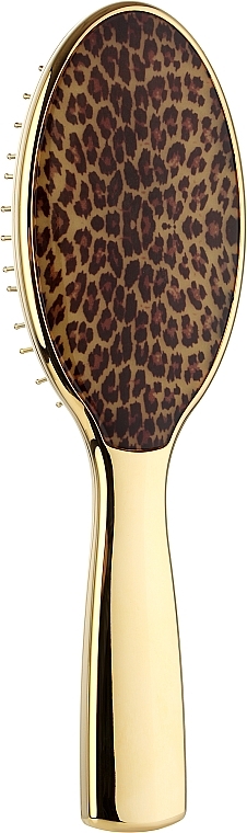 Щетка для волос, маленькая - Janeke Hair Brush Leopard — фото N2