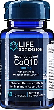 Харчова добавка "Коензим Q10", 100 мг - Life Extension Super Ubiquinol CoQ10 with Enhanced Mitochondrial Support — фото N1