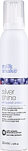 Крем-пена для волос - Milk Shake Silver Shine Whipped Cream — фото N1