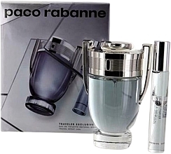 Духи, Парфюмерия, косметика Paco Rabanne Invictus - Набор (edt/100ml + edt/20ml)