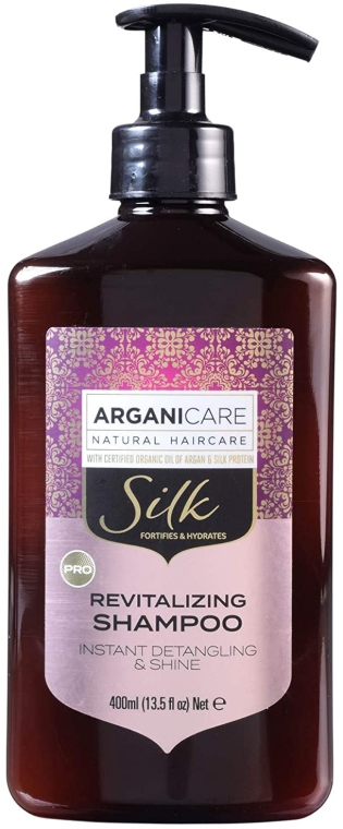 Восстанавливающий шампунь с протеинами шелка - Arganicare Silk Revitalizing Shampoo