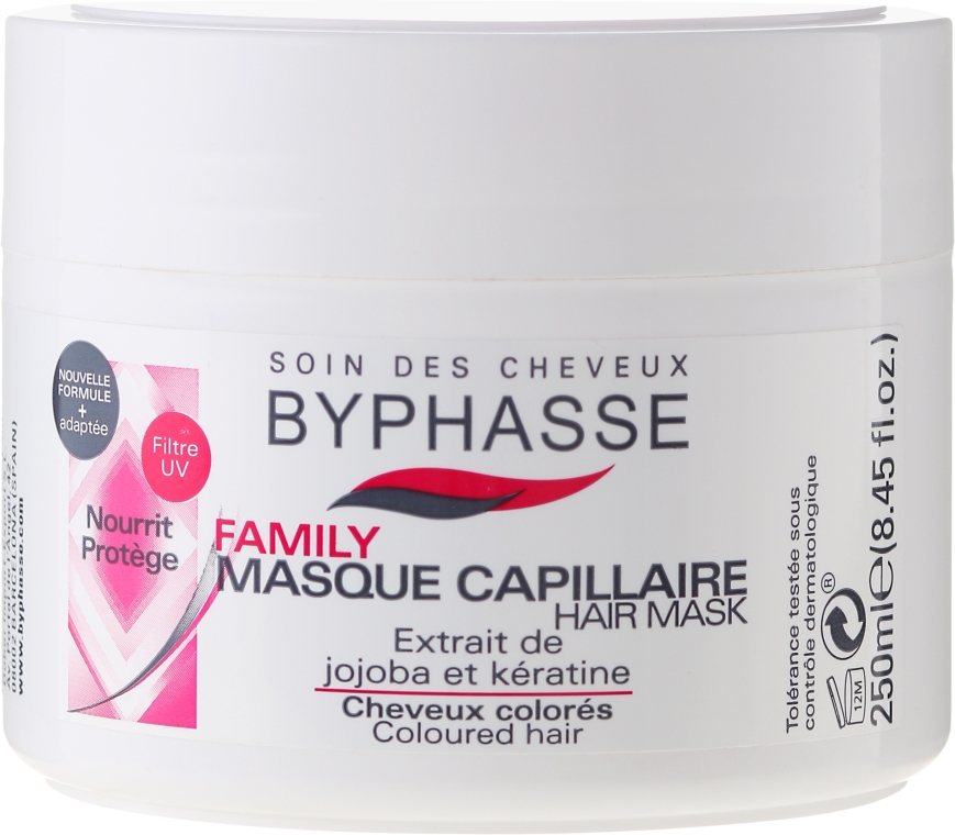 Маска для окрашенных волос - Byphasse Family Coloured Hair Mask