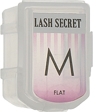 Духи, Парфюмерия, косметика Бигуди для ламинирования ресниц с насечками, размер М (flat) - Lash Secret