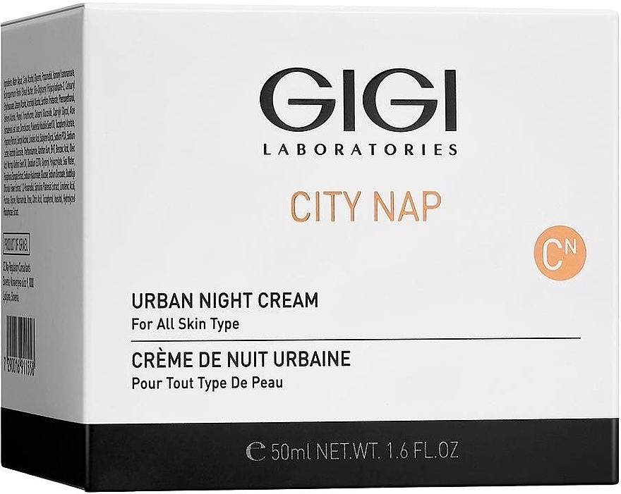 Крем ночной для лица - Gigi City Nap Urban Night Cream — фото N1