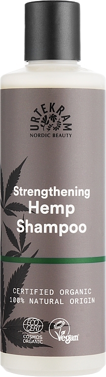 Зміцнювальний конопляний шампунь для волосся - Urtekram Strengthening Hemp Shampoo — фото N1