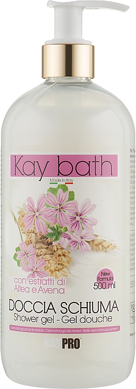 Гель для душа с овсяным молочком и экстрактом алтея - KayPro Kay Bath Shower Gel