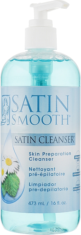 Очисник перед депіляцією - Satin Smooth Skin Preparation Cleanser — фото N2