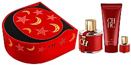 Духи, Парфюмерия, косметика Carolina Herrera CH - Набор (edt/100ml + b/l/100ml + edt/8ml)