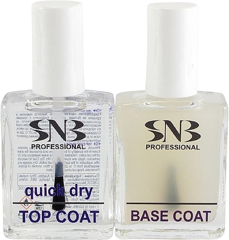 Набор - SNB Professional (base/coat/15ml + top/coat/15ml) — фото N1