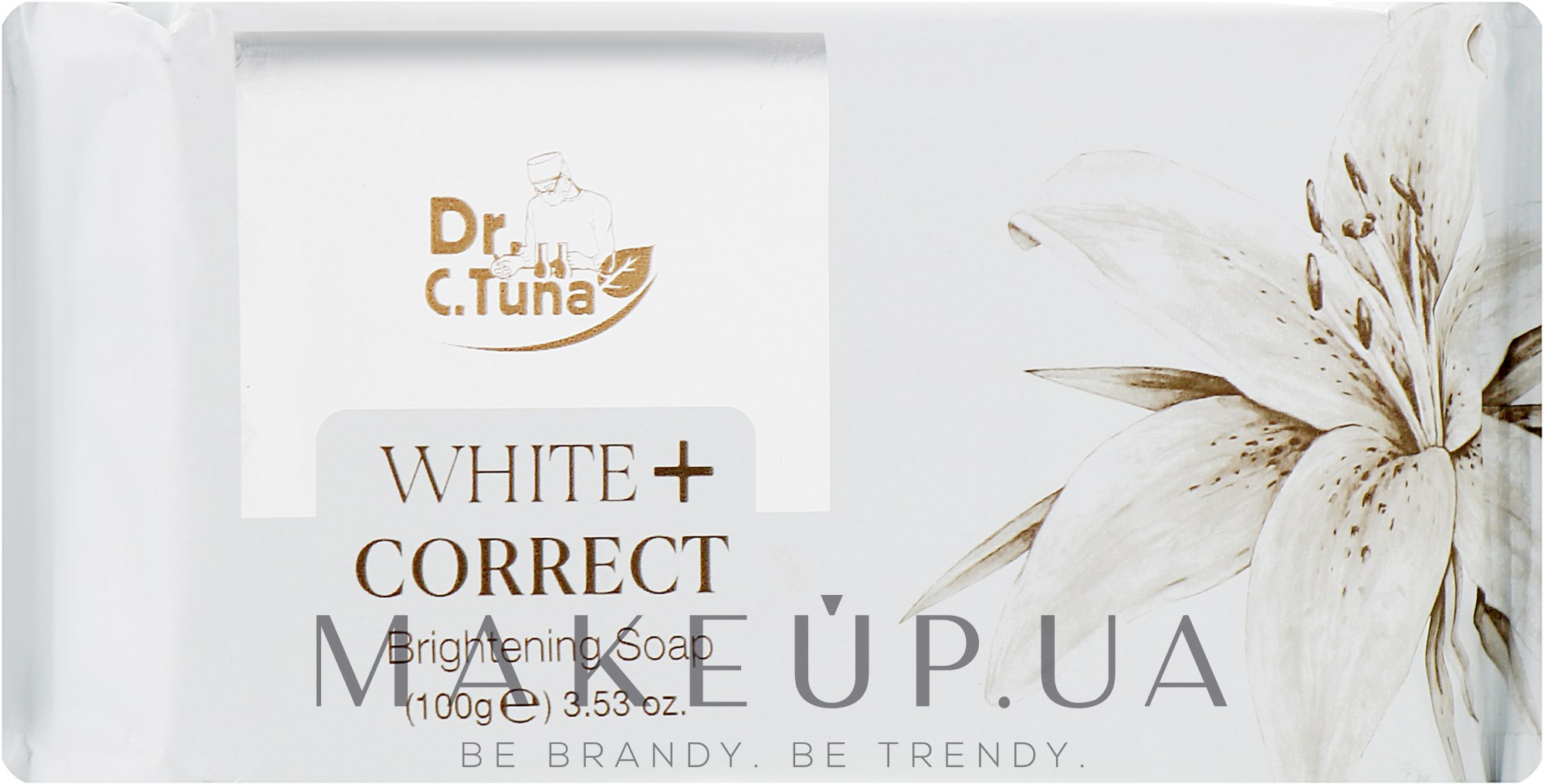Отбеливающее мыло для лица - Farmasi Dr. Tuna White + Correct — фото 100g