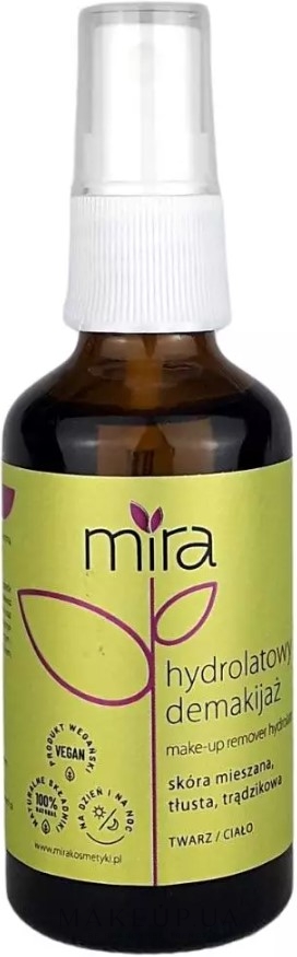 Mira Hydrolate Make-up Removal - Mira Hydrolate Make-up Removal — фото 50ml