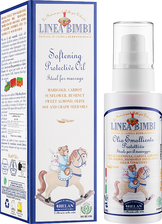 Дитяча пом'якшувальна захисна олія - Helan Linea Bimbi Softening Protective Oil — фото N2